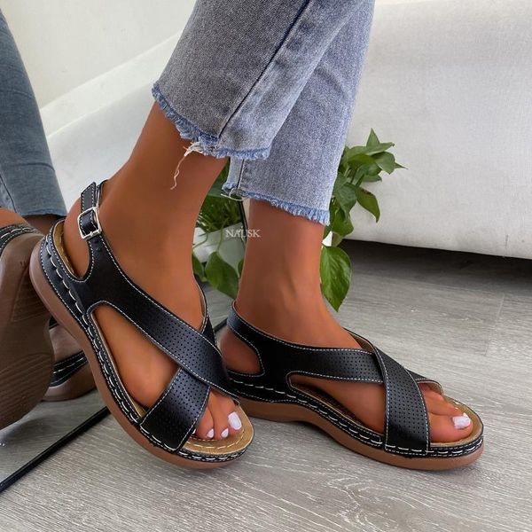 sandals 2021 women breathable comfort shopping ladies walking shoes wedge heels summer platform sandal mujer plus size 43, Black
sandals 2021 women breathable comfort shopping ladies walking shoes wedge heels summer platform sandal mujer plus size 43, Black