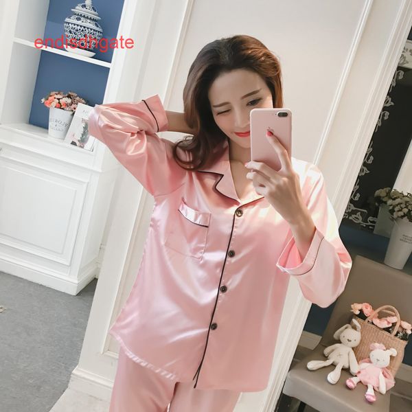 like thin spring sleeve and autumn long cardigan women's pajamas silk, Black;white
like thin spring sleeve and autumn long cardigan women's pajamas silk, Black;white