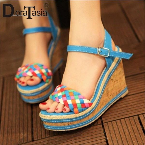 sandals doratasia brand design female platform summer stylish high heels sanals women 2021 casual party wedges shoes woman, Black
sandals doratasia brand design female platform summer stylish high heels sanals women 2021 casual party wedges shoes woman, Black