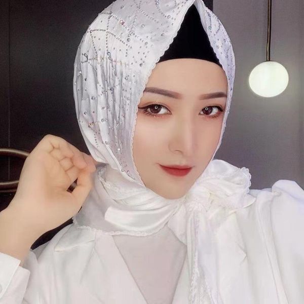 scarves muslim fashion satin drilling scarf hijab triangle solid headscarf shawl islamic hijabs arab wrap head, Blue;gray
scarves muslim fashion satin drilling scarf hijab triangle solid headscarf shawl islamic hijabs arab wrap head, Blue;gray