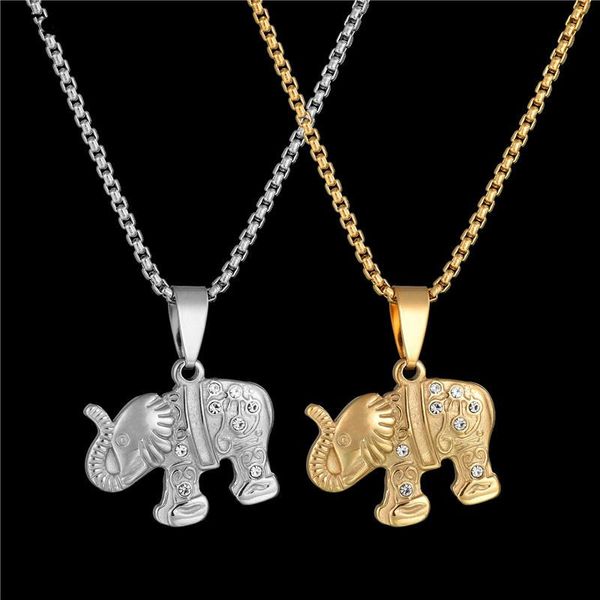pendant necklaces icam stainless steel cute elephant design fashion charming chain for women necklace choker & pendants, Silver
pendant necklaces icam stainless steel cute elephant design fashion charming chain for women necklace choker & pendants, Silver