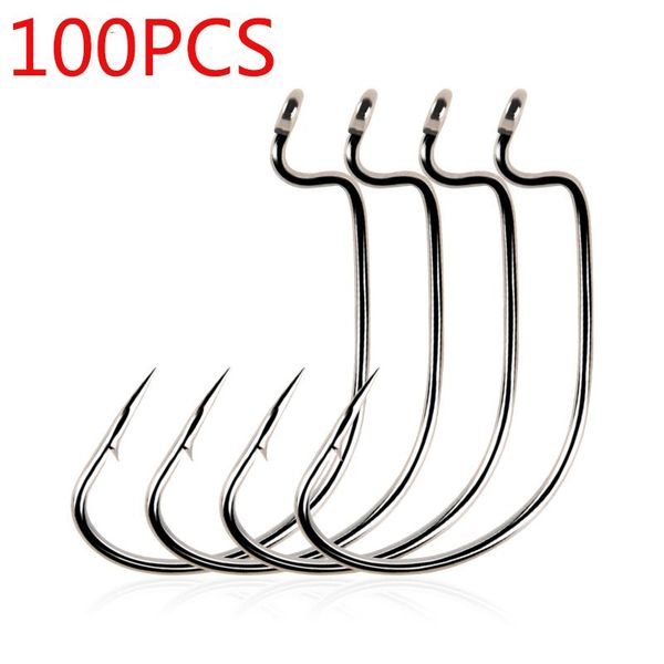 fishing hooks 100pcs/lot high-carbon steel 2# 3# 4# 5# crank hook lure worm pesca for soft bait tackle accessories
fishing hooks 100pcs/lot high-carbon steel 2# 3# 4# 5# crank hook lure worm pesca for soft bait tackle accessories