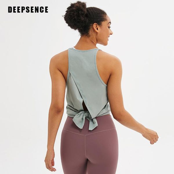 yoga outfit deepsence sleeveless loose quick-drying vest,women sport tank ,gym running training shirt
yoga outfit deepsence sleeveless loose quick-drying vest,women sport tank ,gym running training shirt