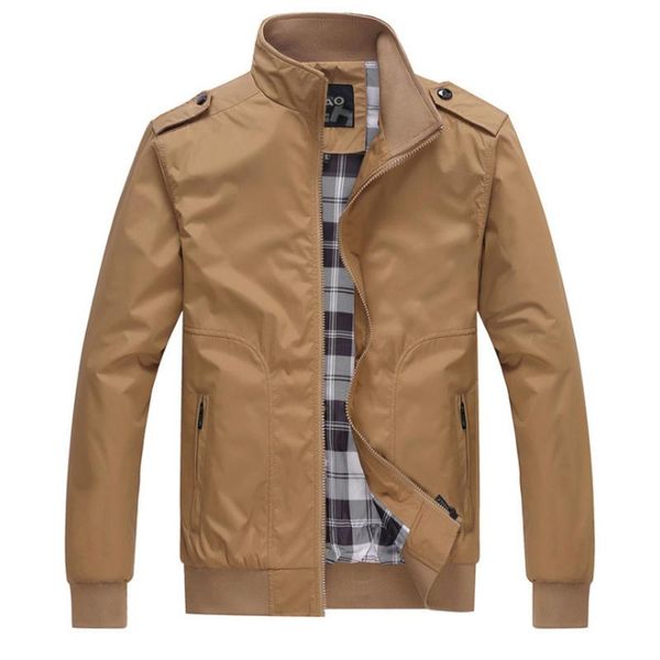 men's jackets 2021 fashion man classic jacket coat autumn european long sleeve slim pure color plus size zipper overcoat for male, Black;brown
men's jackets 2021 fashion man classic jacket coat autumn european long sleeve slim pure color plus size zipper overcoat for male, Black;brown