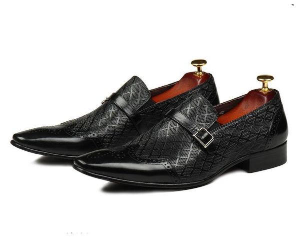 dress shoes italy handmade formal men fashion party wedding office male shoe genuine leather oxford for da7, Black
dress shoes italy handmade formal men fashion party wedding office male shoe genuine leather oxford for da7, Black