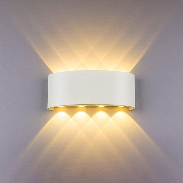 wall lamp led both head up and down luminescence black / white arc outdoors waterproof courtyard exterior decoration
wall lamp led both head up and down luminescence black / white arc outdoors waterproof courtyard exterior decoration
