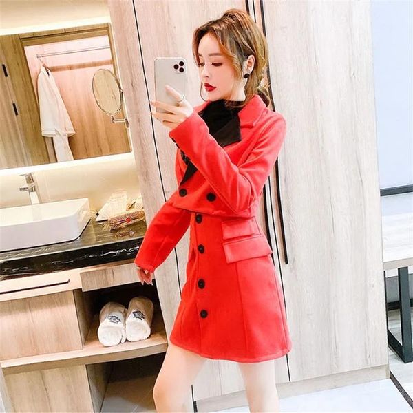 women's tracksuits fashion suit spring and autumn women two-piece 2021 all-match slim deerskin short coat high waist skirt commute, Gray
women's tracksuits fashion suit spring and autumn women two-piece 2021 all-match slim deerskin short coat high waist skirt commute, Gray