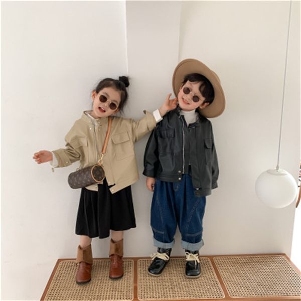 childrens clothing kids clothes 2022 autumn new products leather jackets boys and girls leather jackets fashion clothing, Blue;gray
childrens clothing kids clothes 2022 autumn new products leather jackets boys and girls leather jackets fashion clothing, Blue;gray