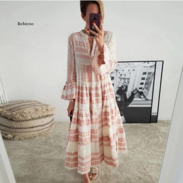geometric print v neck flare sleeve women maxi dresses pleated patchwork ladies beach dress 2021 summer bohemian female, Black;gray
geometric print v neck flare sleeve women maxi dresses pleated patchwork ladies beach dress 2021 summer bohemian female, Black;gray