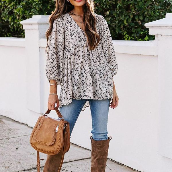 women's blouses & shirts womens leopard print loose elegant v neck pullover ladies long sleeve blouse streewear oversized, White
women's blouses & shirts womens leopard print loose elegant v neck pullover ladies long sleeve blouse streewear oversized, White
