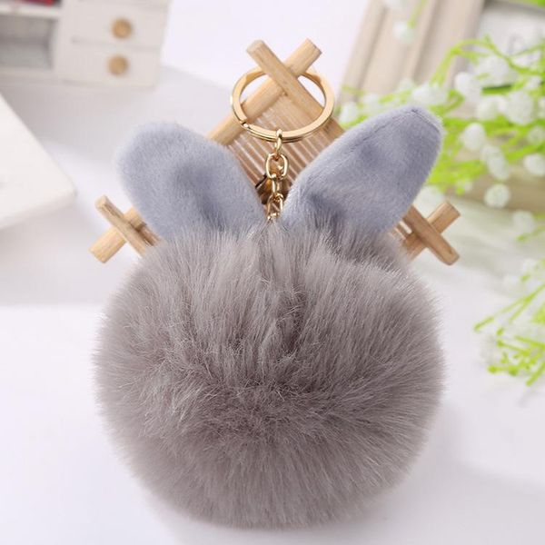 keychains 2021 15 color fluffy fur pompom keychain women bag charm real natural balls genuine pom poms key chain, Silver
keychains 2021 15 color fluffy fur pompom keychain women bag charm real natural balls genuine pom poms key chain, Silver