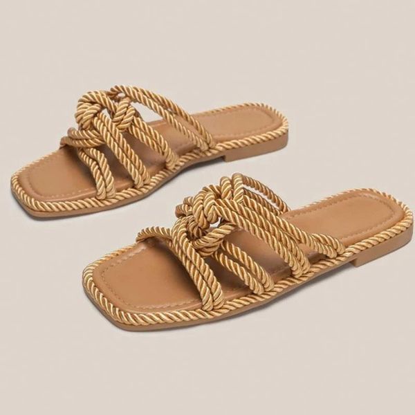 slippers summer fashion weave flat heel casual outdoor beach slides ladies open toe slip on flip flop sandal big size 37-42, Black
slippers summer fashion weave flat heel casual outdoor beach slides ladies open toe slip on flip flop sandal big size 37-42, Black