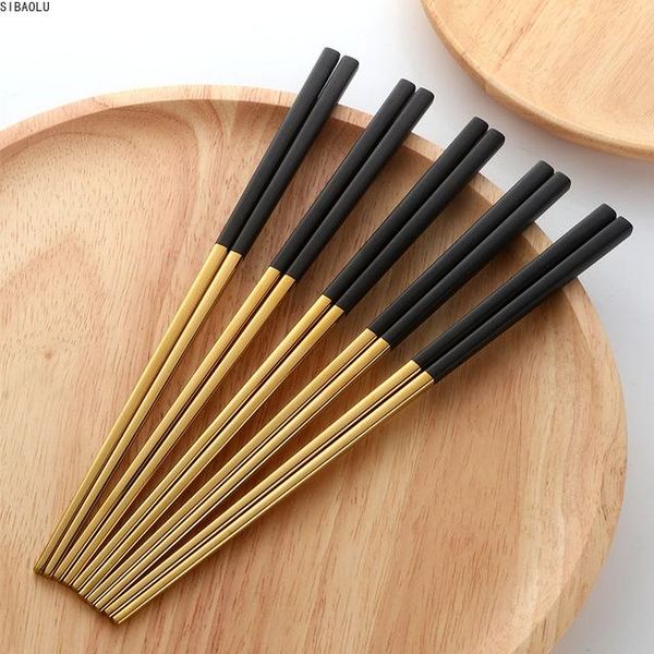 5pairs 304 stainless steel silver chopsticks chinese reusable non-slip sushi sticks kitchen accessories tableware christmas gift
5pairs 304 stainless steel silver chopsticks chinese reusable non-slip sushi sticks kitchen accessories tableware christmas gift
