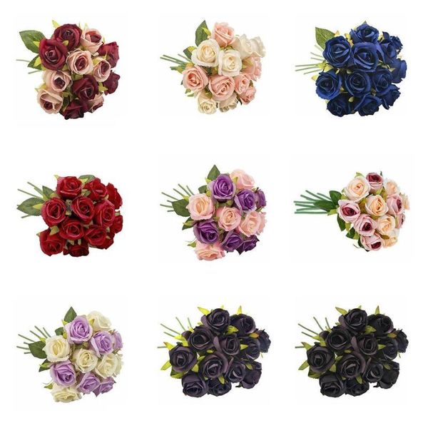decorative flowers & wreaths 1 bunch 12 heads rose artificial holding bouquets simulation decor fake supplies home wedding decorati z7o9
decorative flowers & wreaths 1 bunch 12 heads rose artificial holding bouquets simulation decor fake supplies home wedding decorati z7o9