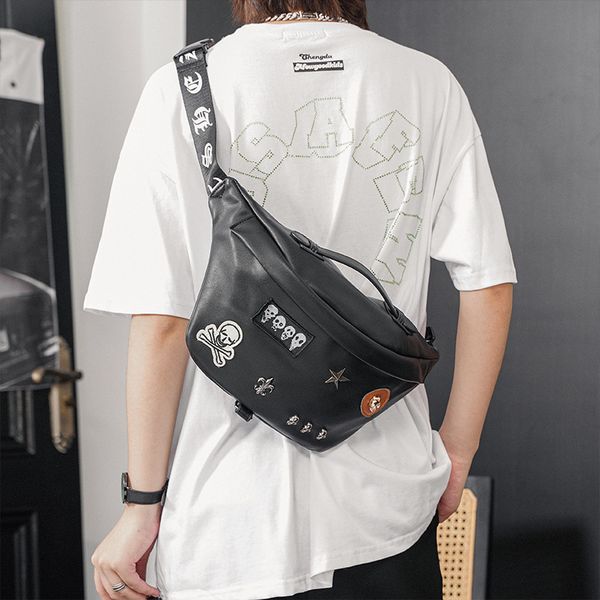 cy 002women designer waist bags men multi-pocket casual fanny bag money phone belt wallets luxury pu leather shoulder handbags