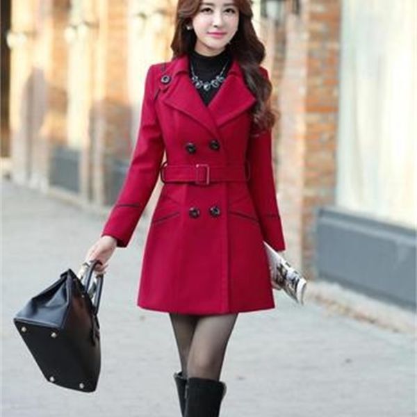 autumn and winter new female version of self-cultivation women's long section wool coat 0y8w, Black
autumn and winter new female version of self-cultivation women's long section wool coat 0y8w, Black