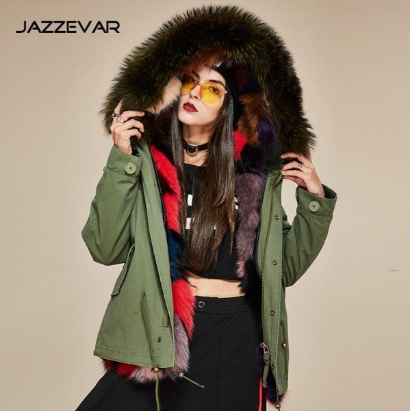 women's fur & faux winter luxury liner raccoon mao collar parker coat long women cropped jacket coats and jackets, Black
women's fur & faux winter luxury liner raccoon mao collar parker coat long women cropped jacket coats and jackets, Black