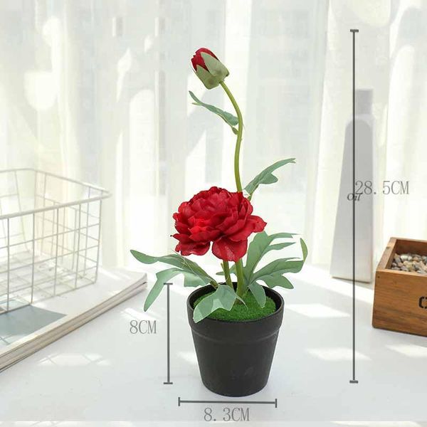 decorative flowers & wreaths 28.5cm artificial flower, 2head small peony mini potted plant, office decoration, home deskorn
decorative flowers & wreaths 28.5cm artificial flower, 2head small peony mini potted plant, office decoration, home deskorn