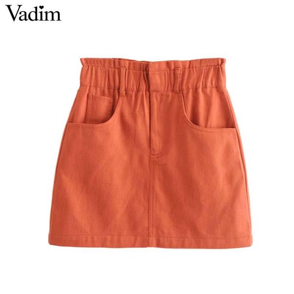 skirts vadim women solid basic mini elastic waist with pockets faldas mujer female fashion zipper casual a line ba215, Black
skirts vadim women solid basic mini elastic waist with pockets faldas mujer female fashion zipper casual a line ba215, Black