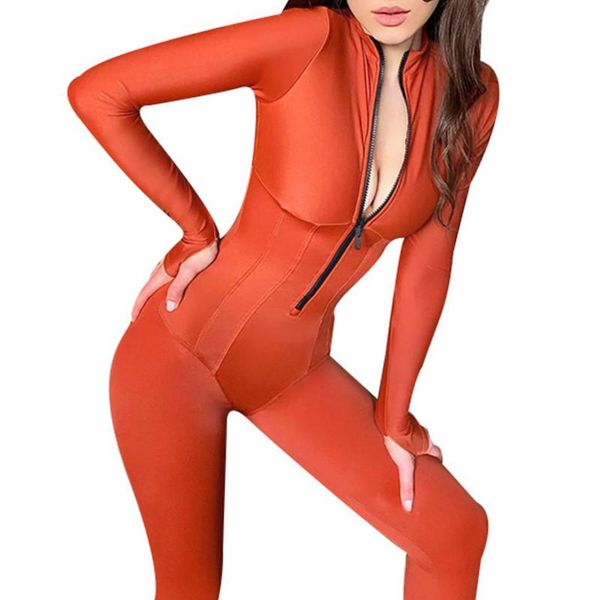 women's jumpsuits & rompers female jumpsuit, solid color stand collar zipper slim long sleeve romper for spring autumn, Black;white
women's jumpsuits & rompers female jumpsuit, solid color stand collar zipper slim long sleeve romper for spring autumn, Black;white