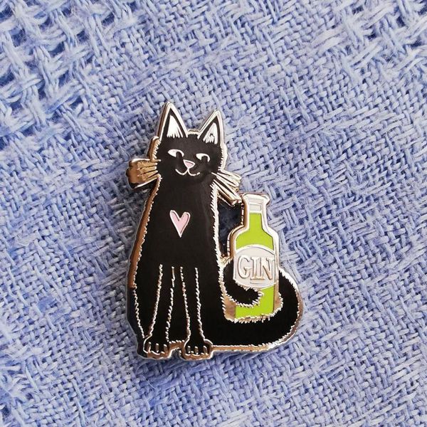 pins, brooches cute black cat gin hard enamel pin cartoon animal medal brooch accessories kawaii kitty drink metal badge fashion lapel pins, Gray
pins, brooches cute black cat gin hard enamel pin cartoon animal medal brooch accessories kawaii kitty drink metal badge fashion lapel pins, Gray