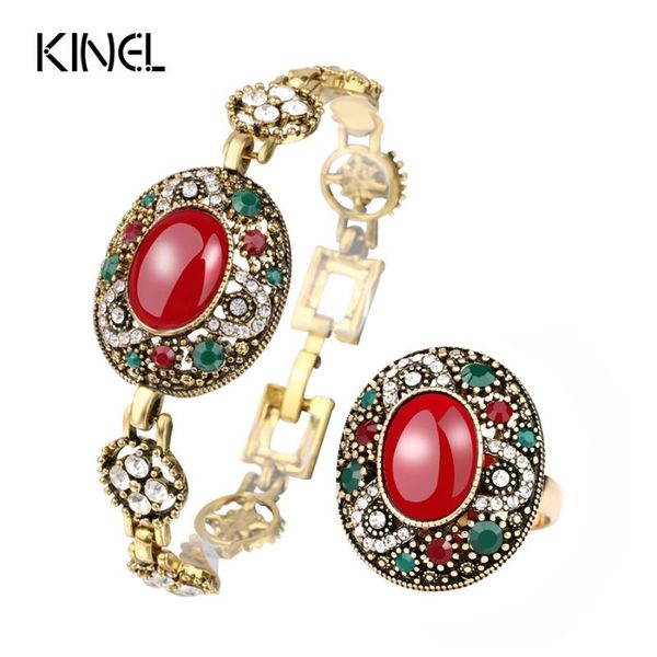 earrings & necklace luxury vintage red bracelets and rings jewellery set for women mosaic crystal color gold bohemian oval accessories party, Silver
earrings & necklace luxury vintage red bracelets and rings jewellery set for women mosaic crystal color gold bohemian oval accessories party, Silver
