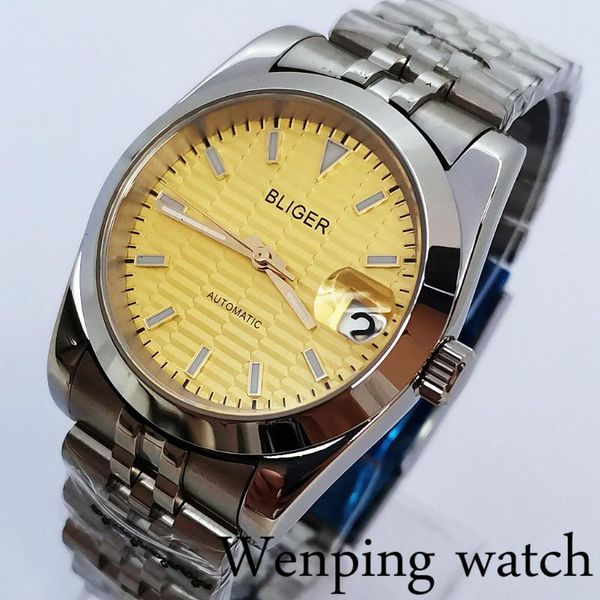 wristwatches 36mm/39mm sterile watch blue luminous yellow/blue/white dial mens watches sapphire glass nh35 automatic, Slivery;brown
wristwatches 36mm/39mm sterile watch blue luminous yellow/blue/white dial mens watches sapphire glass nh35 automatic, Slivery;brown