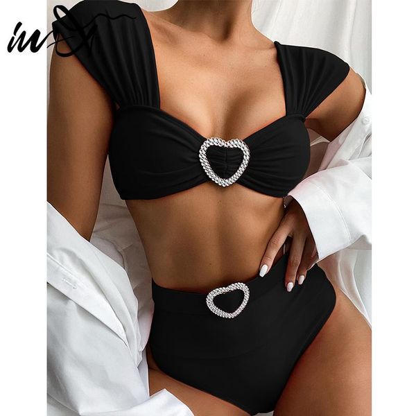 in-x rhinestones bikinis 2021 woman vintage high waisted swimsuit women shiny bandeau swimwear swimsuit female bathing suit, White;black
in-x rhinestones bikinis 2021 woman vintage high waisted swimsuit women shiny bandeau swimwear swimsuit female bathing suit, White;black