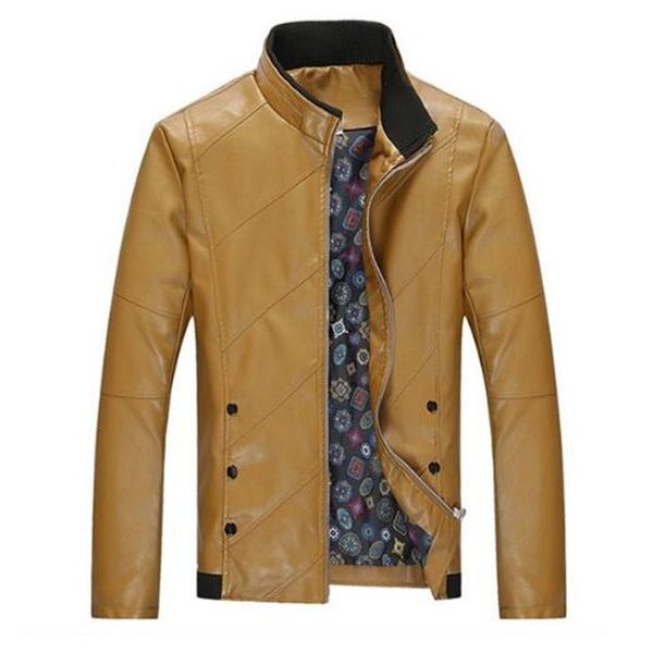 tang cool 2021 spring fashion men's pu leather coats men outerwear slim fit autumn male jackets brand clothing fz66, Black
tang cool 2021 spring fashion men's pu leather coats men outerwear slim fit autumn male jackets brand clothing fz66, Black