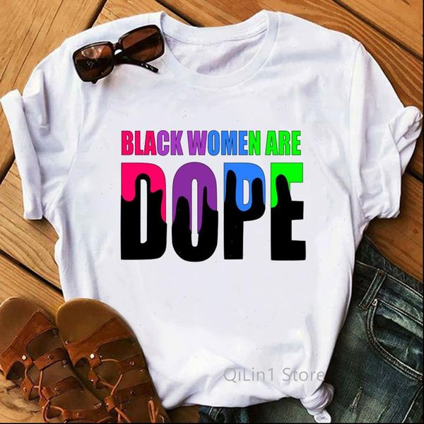 rainbow womens t shirts black women are dope funny live matter tshirt girl magic clothes tee shirt femme graphic, White
rainbow womens t shirts black women are dope funny live matter tshirt girl magic clothes tee shirt femme graphic, White