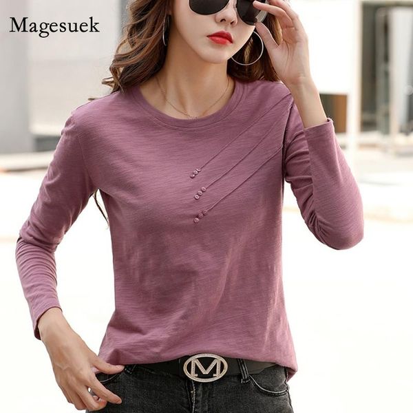 women's t-shirt 2021 autumn slim cotton bottoming tshirt simple long sleeve shirt women solid o-neck t loose office lady clothes 10710, White
women's t-shirt 2021 autumn slim cotton bottoming tshirt simple long sleeve shirt women solid o-neck t loose office lady clothes 10710, White