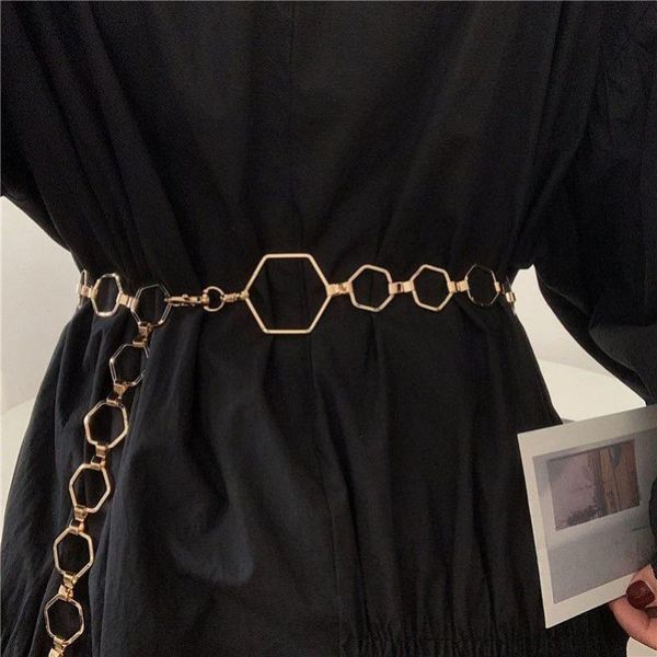 belts women fashion waist chain belt metal waistband gold silver heart round accessories, Black;brown
belts women fashion waist chain belt metal waistband gold silver heart round accessories, Black;brown