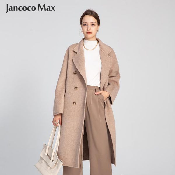 women's fur & faux 2021 autumn winter trench coat women real wool long jackets fashion double face cashmere overcoats s8615b, Black
women's fur & faux 2021 autumn winter trench coat women real wool long jackets fashion double face cashmere overcoats s8615b, Black