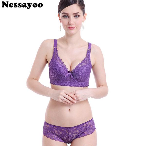 bras sets women lace cotton deep-v floral underwear suit push up bra lingerie & panties ladies solid brief purple, Red;black
bras sets women lace cotton deep-v floral underwear suit push up bra lingerie & panties ladies solid brief purple, Red;black