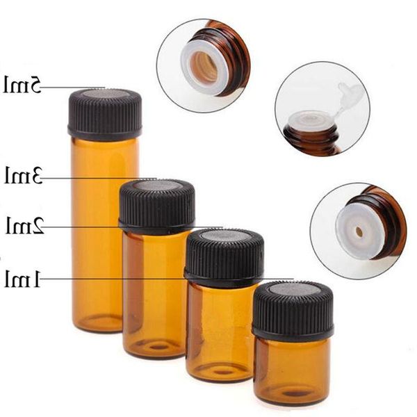 storage bottles & jars 100pcs 1ml/2ml/3ml/5ml dram amber glass essential oil bottle small brown perfume vials sample test
storage bottles & jars 100pcs 1ml/2ml/3ml/5ml dram amber glass essential oil bottle small brown perfume vials sample test