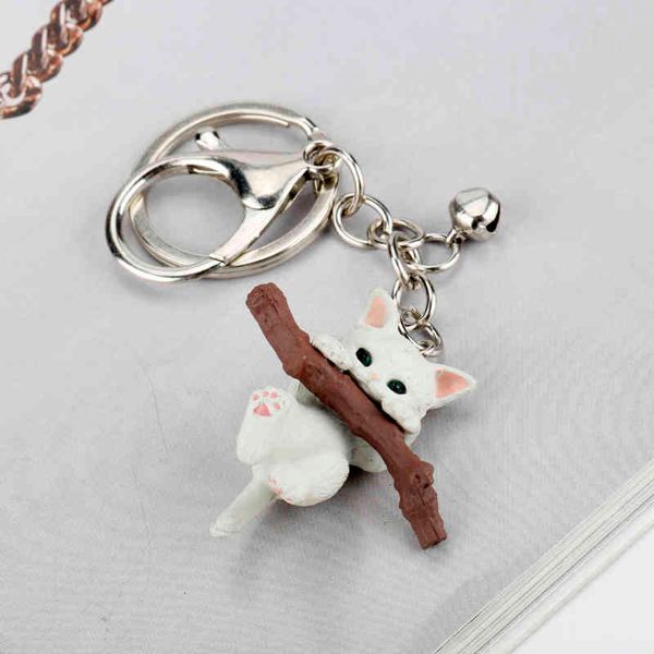 cute animal cat keychain naughty cat with branch play pendant key rings women bag keys hanging accesosries, Silver
cute animal cat keychain naughty cat with branch play pendant key rings women bag keys hanging accesosries, Silver