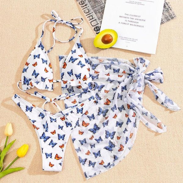 one-piece suits women 3pcs bikini set sweet butterfly printed halter ruffles micro triangle swimsuit with mesh beach sarong skirt
one-piece suits women 3pcs bikini set sweet butterfly printed halter ruffles micro triangle swimsuit with mesh beach sarong skirt