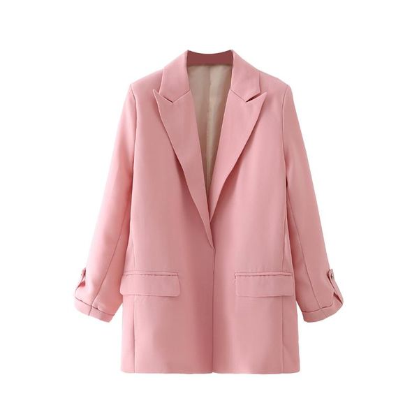 women's suits & blazers blazer women 2021 clothing wholesale can roll sleeve leisure suit jacket pink in 27747, White;black
women's suits & blazers blazer women 2021 clothing wholesale can roll sleeve leisure suit jacket pink in 27747, White;black