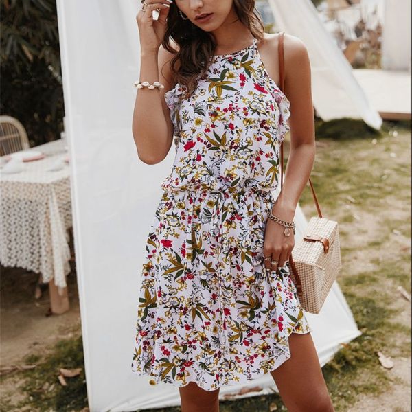 new summer print halter ruffle 2021 women casual sleeveless boho holiday vestidos spaghetti strap mini sun 5lb5, Black;gray
new summer print halter ruffle 2021 women casual sleeveless boho holiday vestidos spaghetti strap mini sun 5lb5, Black;gray