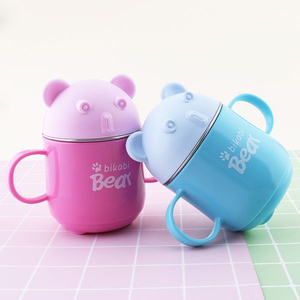 cartoon children's ear cup with cover 304 stainless steel detachable liner kindergarten baby anti scalding drinking cup
cartoon children's ear cup with cover 304 stainless steel detachable liner kindergarten baby anti scalding drinking cup