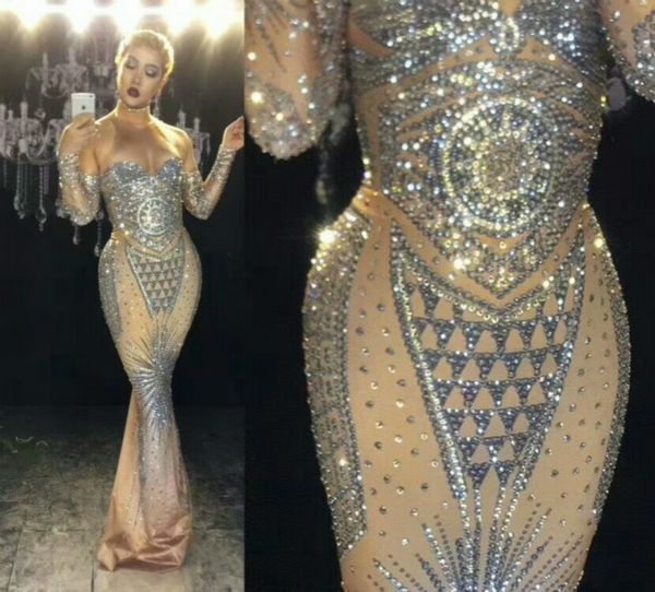 sparkly rhinestones nude long dress nightclub full stones long big tail dress costume prom birthday celebrate dresses, Black;red
sparkly rhinestones nude long dress nightclub full stones long big tail dress costume prom birthday celebrate dresses, Black;red
