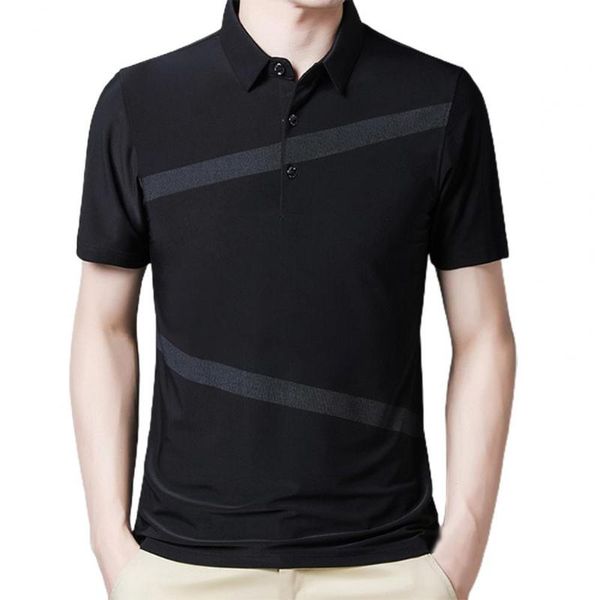 men's polos summer men -shirt solid color turn-down collar short sleeve plus size shirts casual business slims fit shirt, White;black
men's polos summer men -shirt solid color turn-down collar short sleeve plus size shirts casual business slims fit shirt, White;black