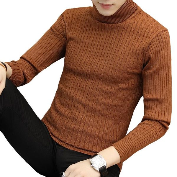 men's sweaters cable twisted knitted male turtleneck striped sweater autumn winter fashion rollneck men jumper pullover, White;black
men's sweaters cable twisted knitted male turtleneck striped sweater autumn winter fashion rollneck men jumper pullover, White;black