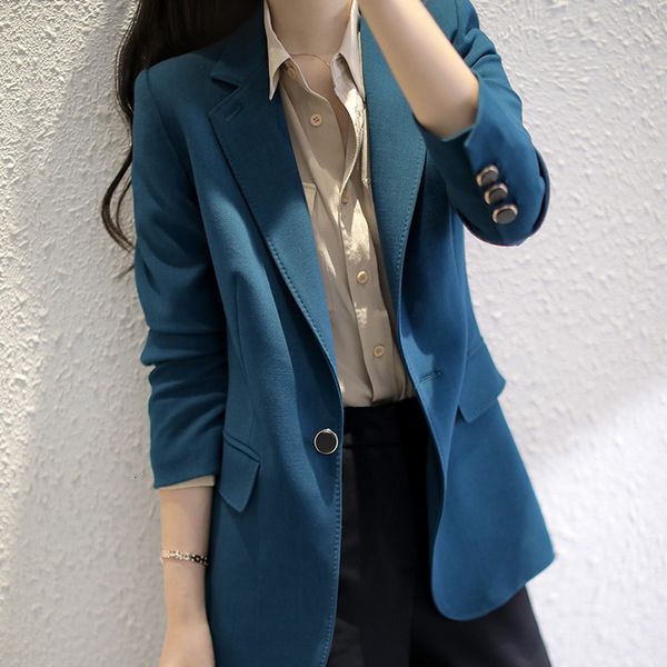 2021 new trs cores blazer simples feminino nico boto ealrly outono novo terno ol casaco vmmv, White;black
2021 new trs cores blazer simples feminino nico boto ealrly outono novo terno ol casaco vmmv, White;black