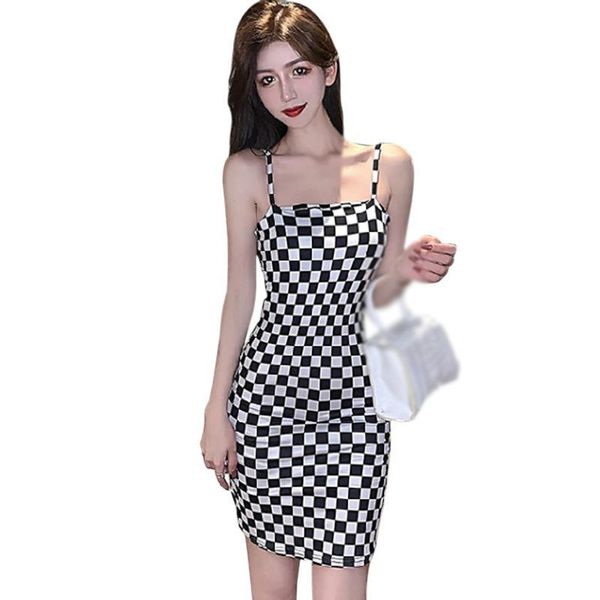 casual dresses daxin women cami dress sleeveless party wear summer fashion plaid vestidos femme vestido de mujer, Black;gray
casual dresses daxin women cami dress sleeveless party wear summer fashion plaid vestidos femme vestido de mujer, Black;gray