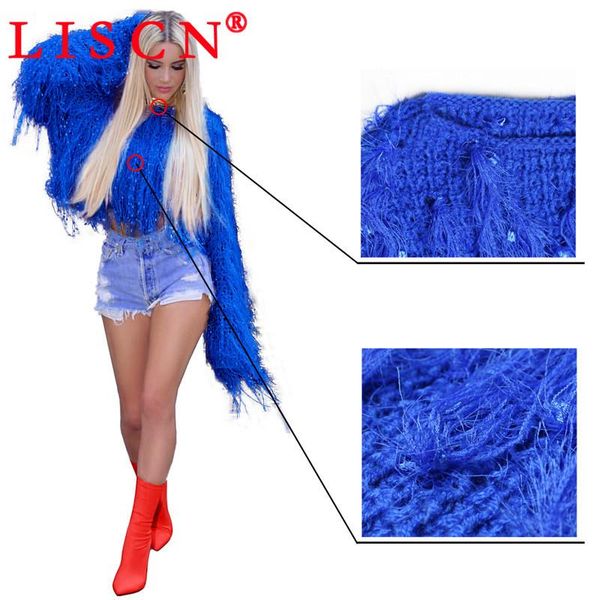 liscn winter sweater jacket fashion handmade tassel knitted pullover sweater red blue yellow k5922, White;black
liscn winter sweater jacket fashion handmade tassel knitted pullover sweater red blue yellow k5922, White;black