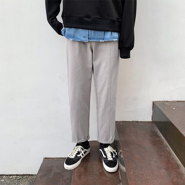 men's pants autumn men fashion solid color casual cotton nine man streetwear wild hip hop loose straight trousers m-2xl, Black
men's pants autumn men fashion solid color casual cotton nine man streetwear wild hip hop loose straight trousers m-2xl, Black