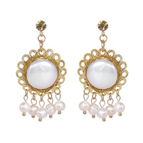 dangle & chandelier baroque opposite pearl court vintage women's ear pendant stainless steel anti-allergy pin fall earrings 2021 winter, Silver
dangle & chandelier baroque opposite pearl court vintage women's ear pendant stainless steel anti-allergy pin fall earrings 2021 winter, Silver