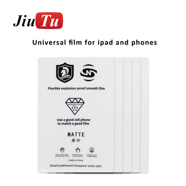 jiutu flexible smart hd hydrogel tpu film for mobile phone tablet camera watch screen protection films cutting machine