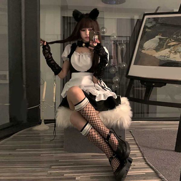 luxury casual dresses day maid uniform set daily lolita dr's bubble sleeve kitten fried street skirt, Black;gray
luxury casual dresses day maid uniform set daily lolita dr's bubble sleeve kitten fried street skirt, Black;gray